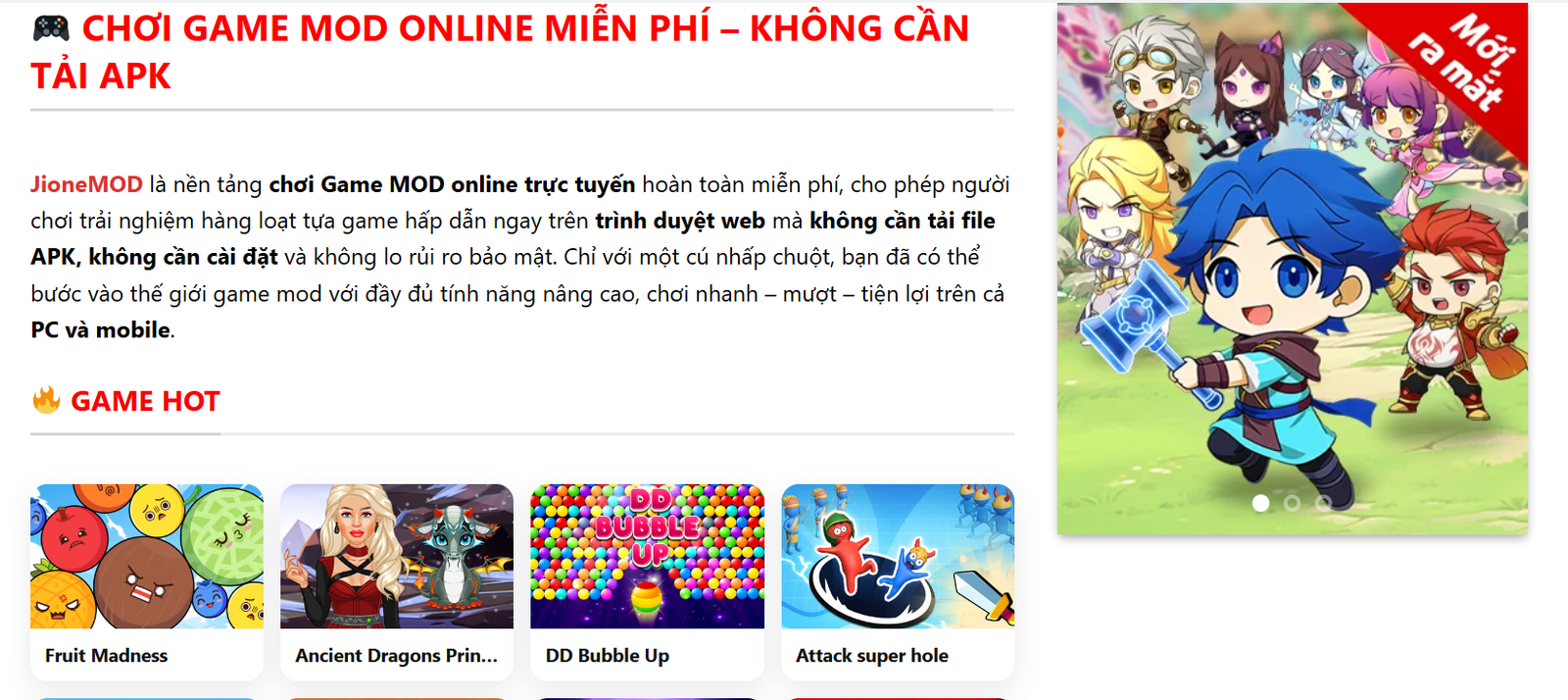 JioneMOD | Website Chơi Game MOD Online Miễn Phí Trên Trình Duyệt thumbnail