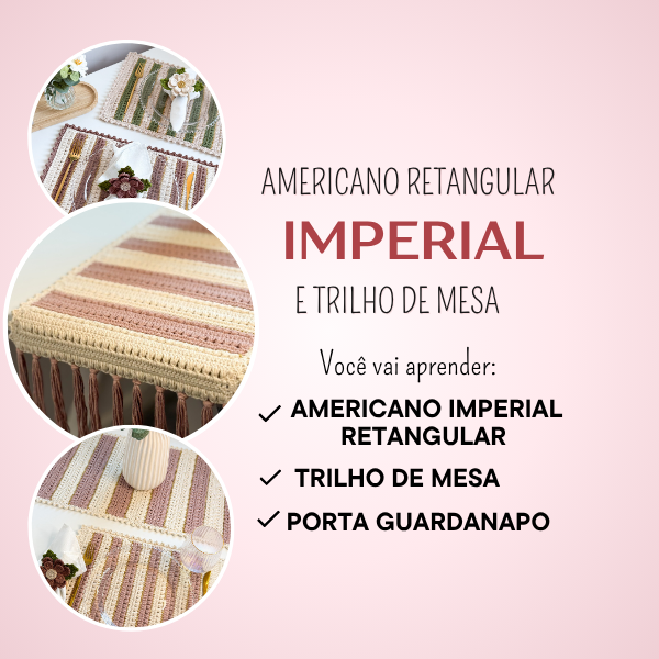 Aulas Americano Imperial Retangular e Trilho de Mesa Imperial  thumbnail