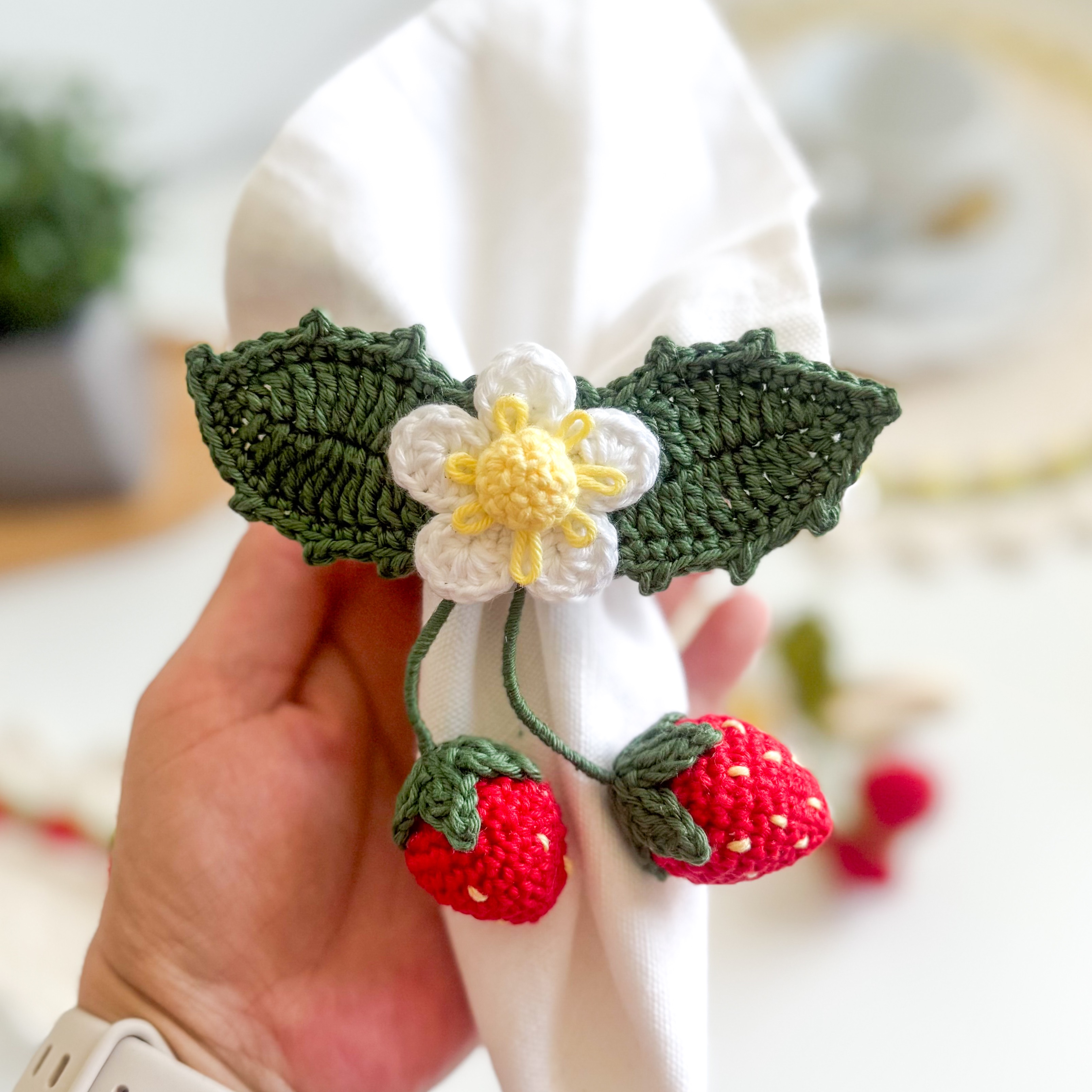 Aula individual Porta Guardanapo Morangos thumbnail