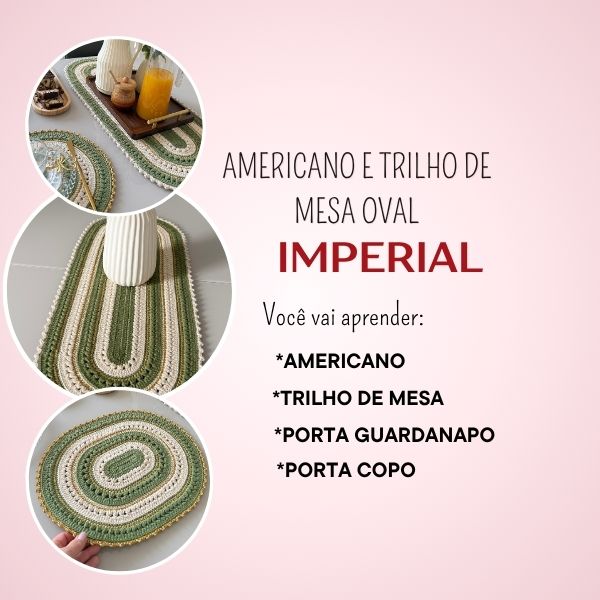 Americano Imperial e Trilho de Mesa Oval thumbnail