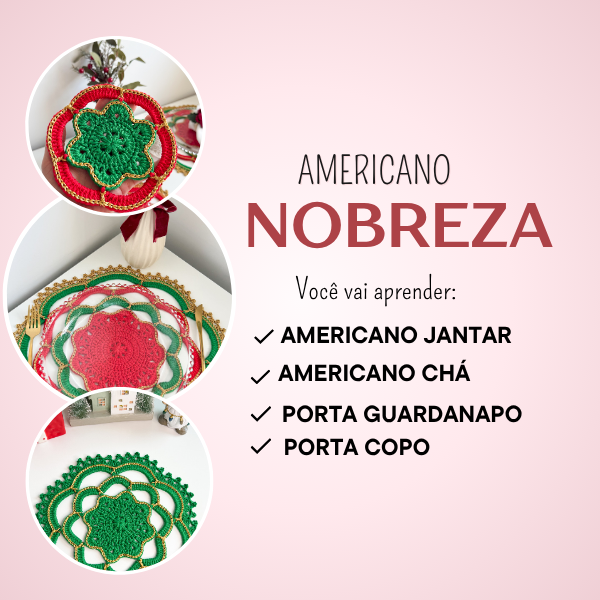Americano Nobreza- Porta Guardanapo Guirlanda- Porta Copo thumbnail