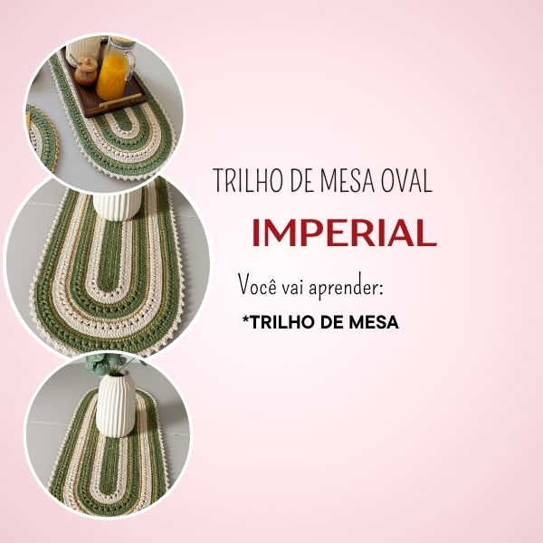 Trilho de Mesa Imperial Oval thumbnail