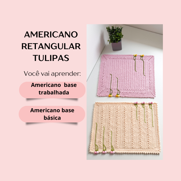 Americanos Retangular Tulipas thumbnail