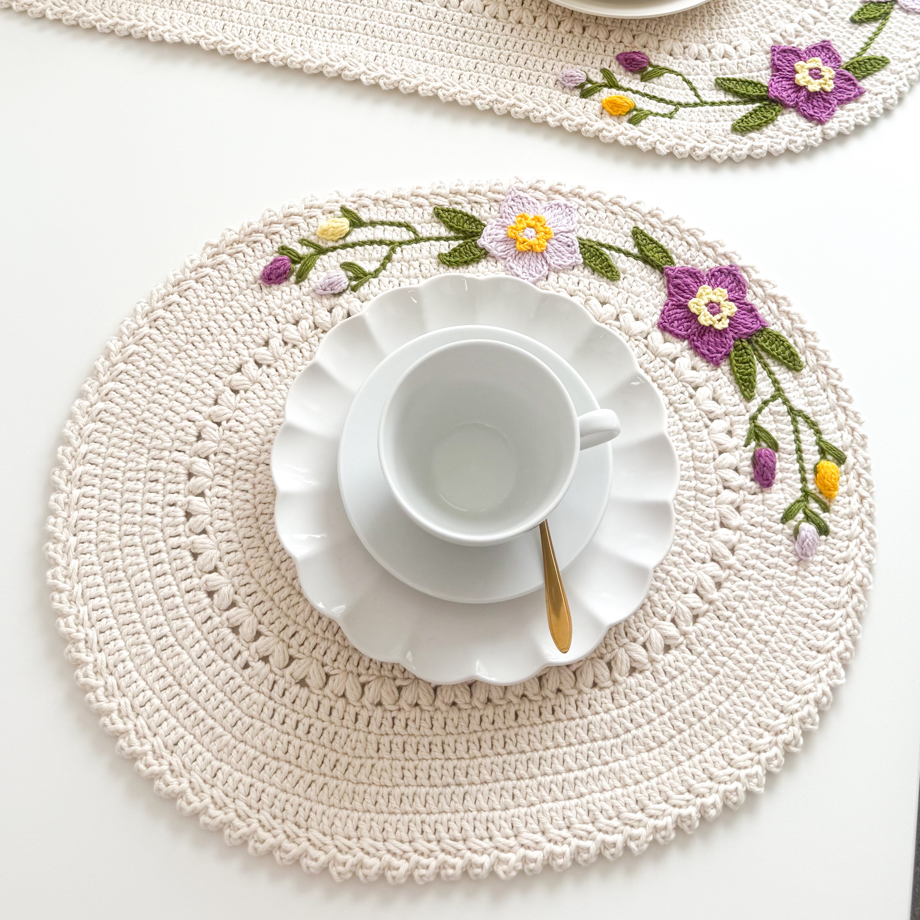  Aulas Americano Jasmine Oval e Porta Guardanapo  thumbnail