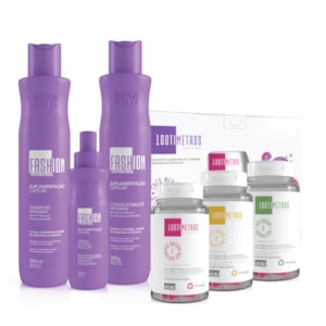 Combo Antiqueda Capilar + Kit Cápsulas 100Tímetros - Fashion Gold thumbnail