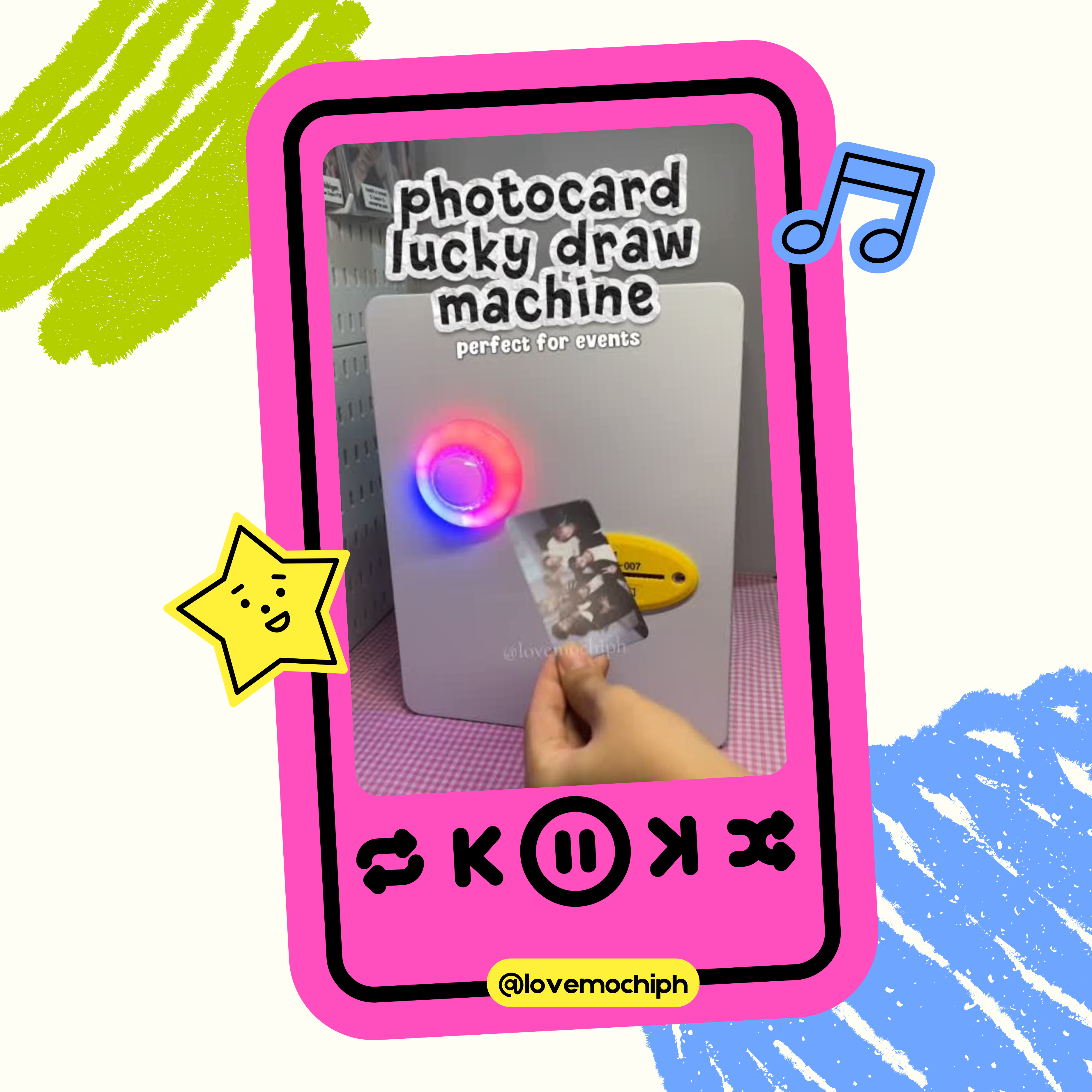 PHOTOCARD LUCKY DRAW MACHINE thumbnail