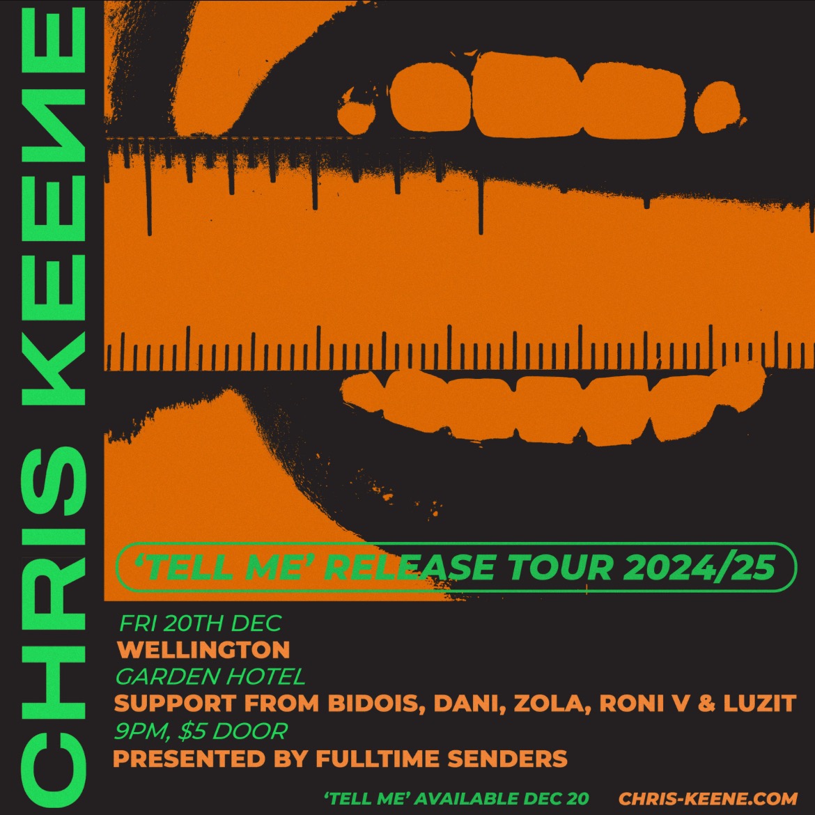 Chris Keene - ‘Tell Me’ Release Tour thumbnail