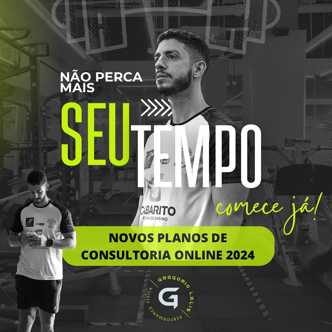 Treine com propósito e planejamento!

Um treinamento qualquer vai te dar um resultado qualquer!

Aproveite melhor suas s