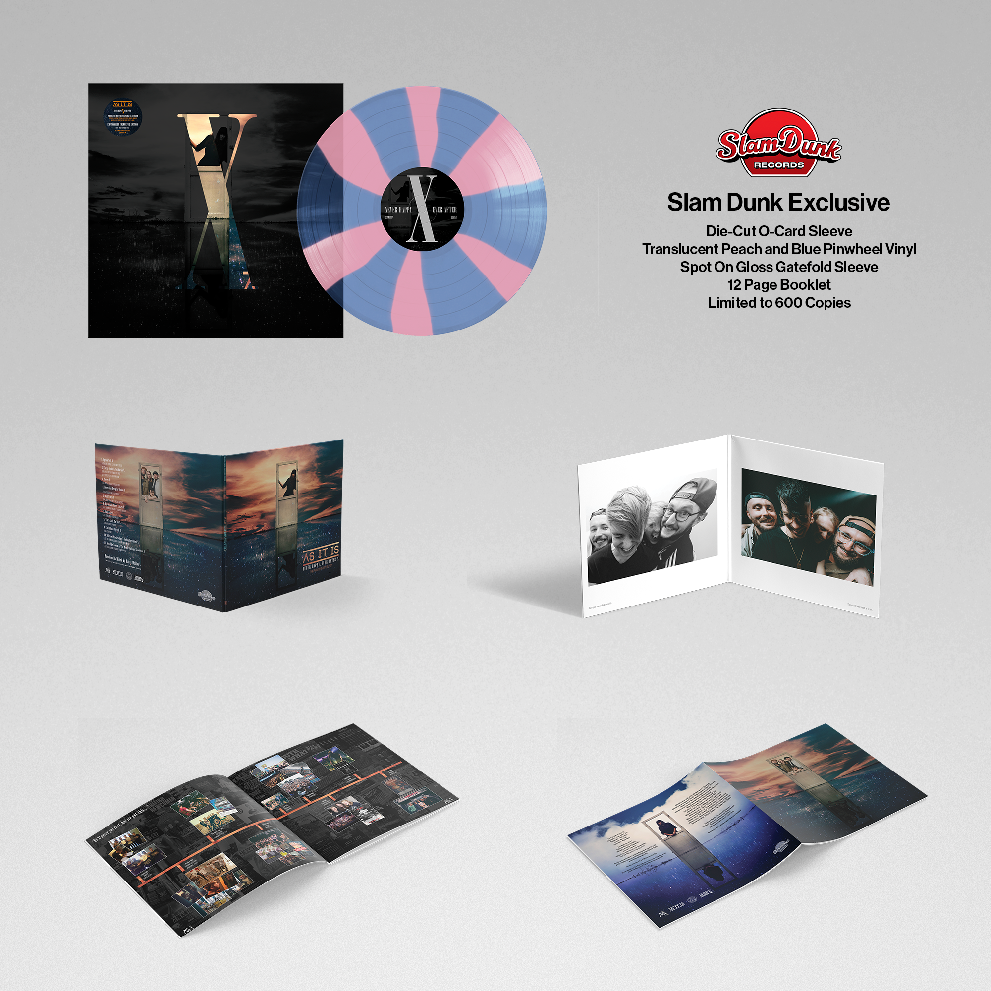 AS IT IS - NEVER HAPPY, EVER AFTER X SLAM DUNK EXCLUSIVE VINYL (EMOTIONALLY COLOURFUL EDITION) thumbnail