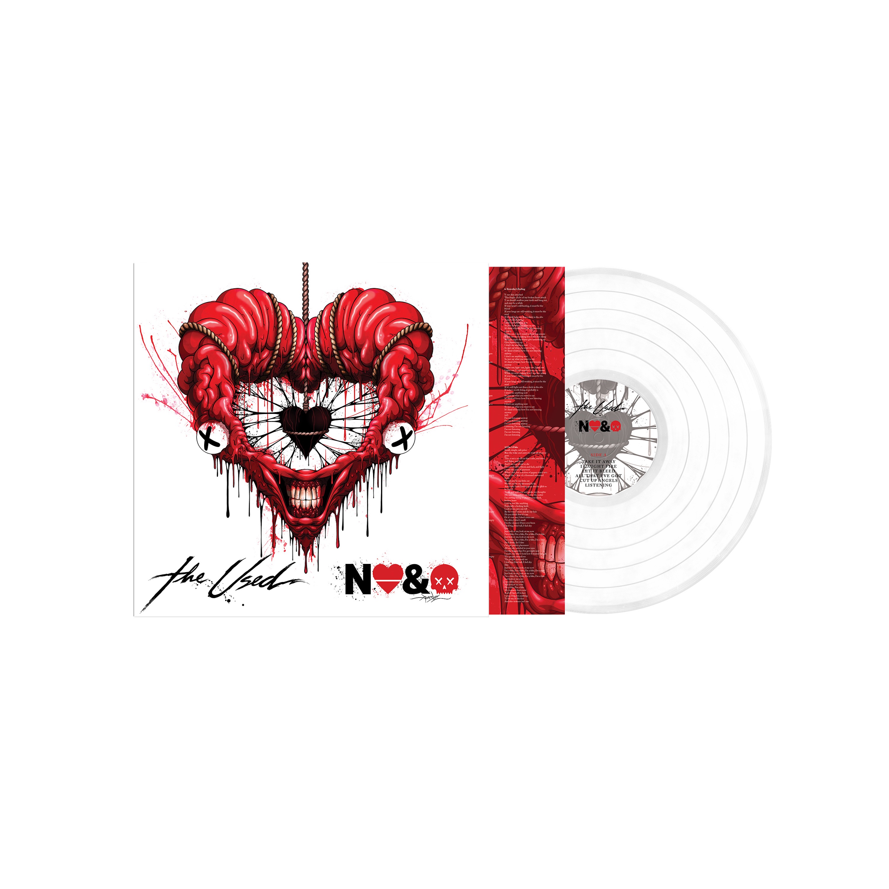 THE USED – IN LOVE AND DEATH [25 YEARS OF THE USED, SLAM DUNK UK/EU] EXCLUSIVE GLASS CLEAR VINYL W/ SLIPMAT thumbnail