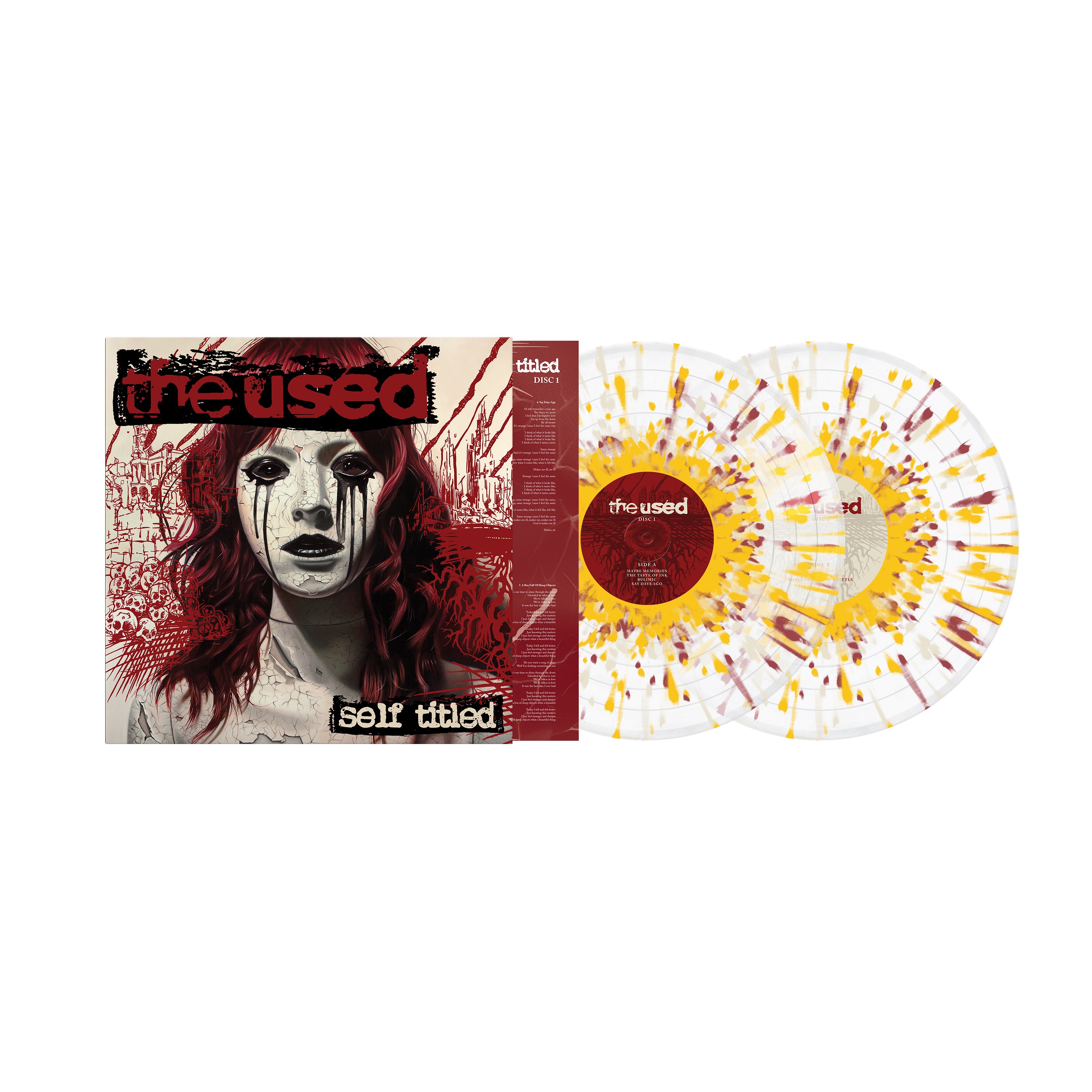 The Used - Self Titled. [25 YEARS OF THE USED, SLAM DUNK UK/EU EXCLUSIVE] DOUBLE VINYL thumbnail