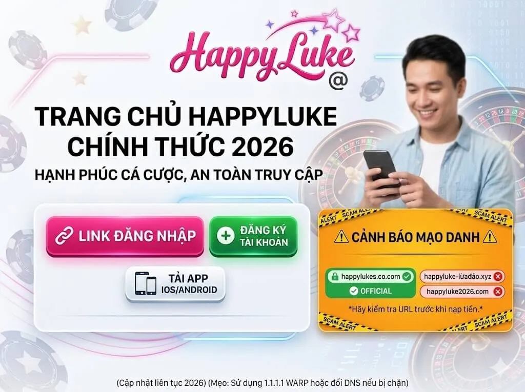 Happyluke | Link Vào Nhà Cái Chính Thức Mới Nhất 2026 (Không Bị Chặn) thumbnail