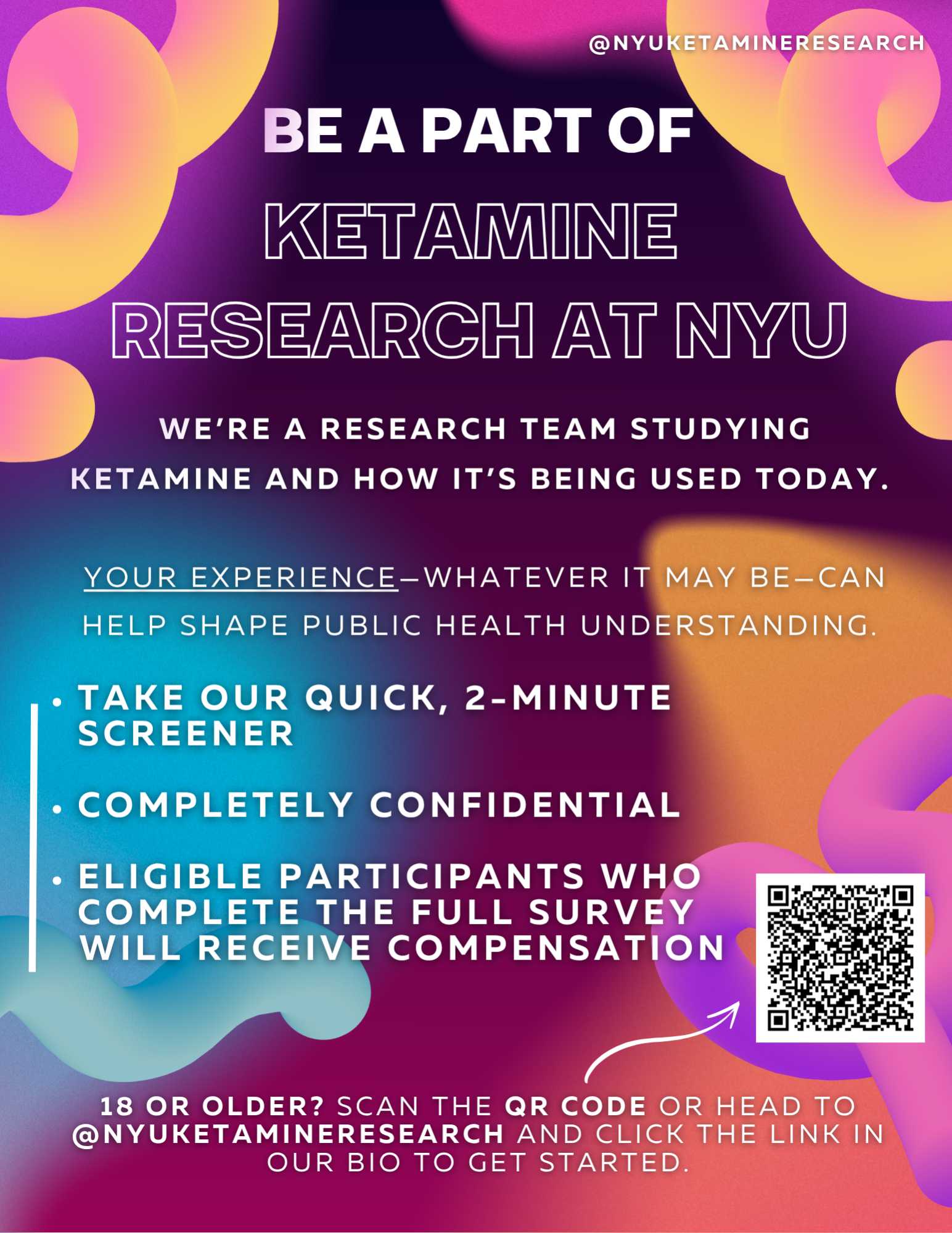 Ketamine Use Survey Initial Screener thumbnail