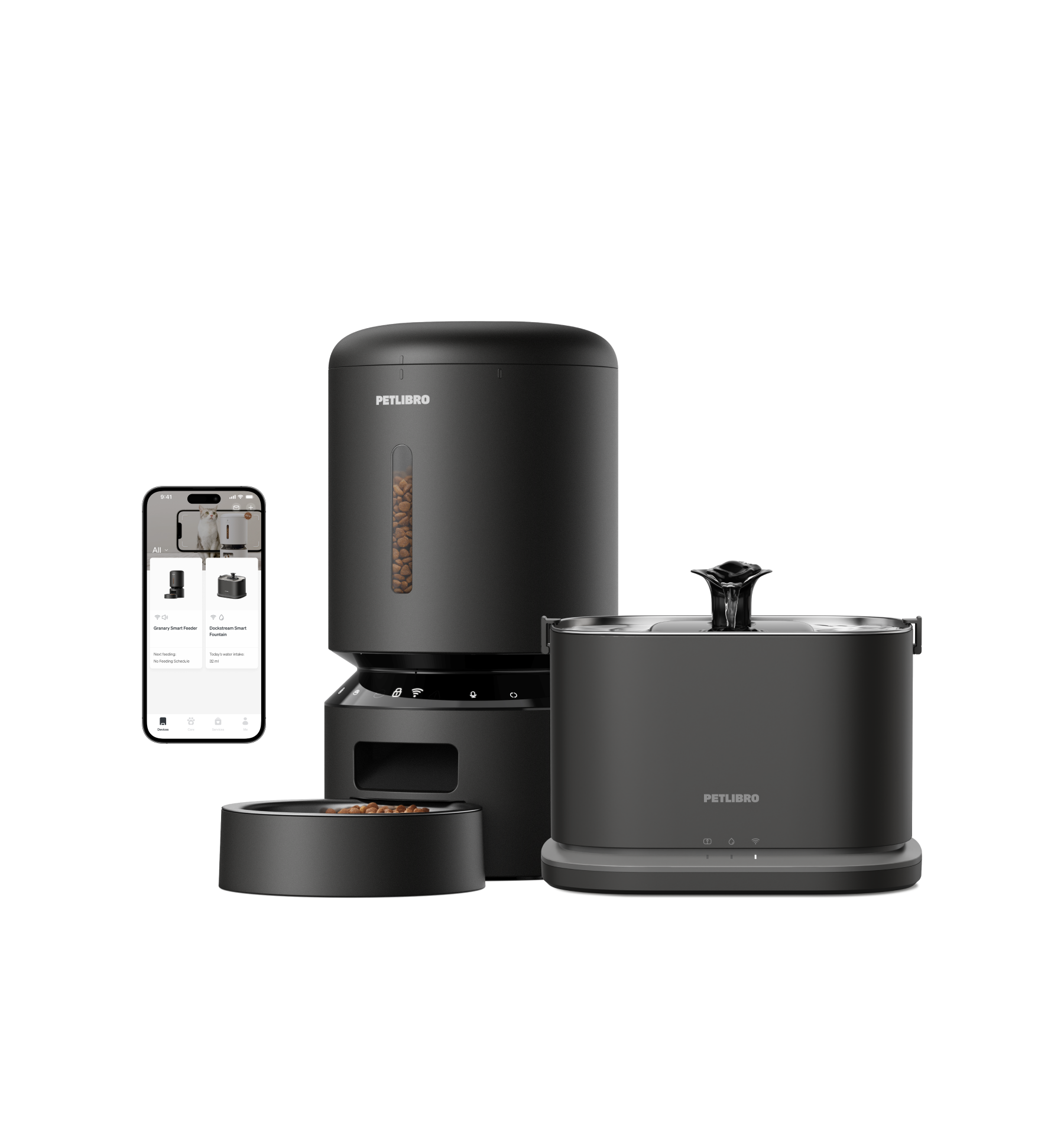 Petlibro Granary Smart Feeder & Dockstream 2 Smart Fountain Bundle—15% off  with 'eggcanvas15' thumbnail