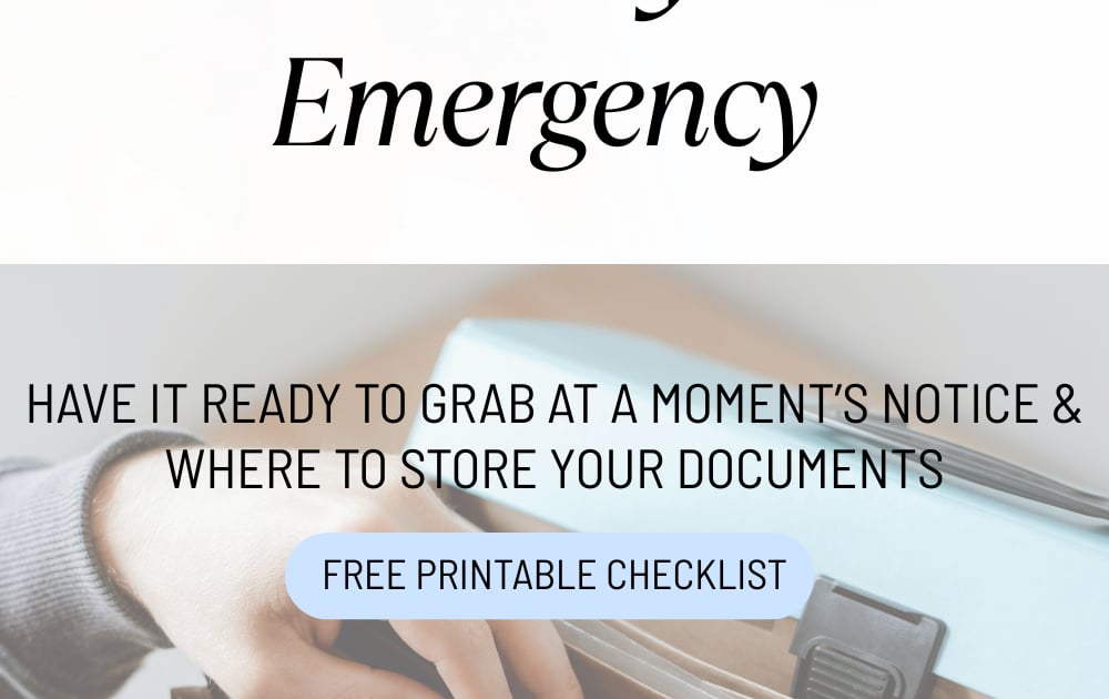 What Important Documents to Have Ready in an Emergency | spacesavvysarah thumbnail