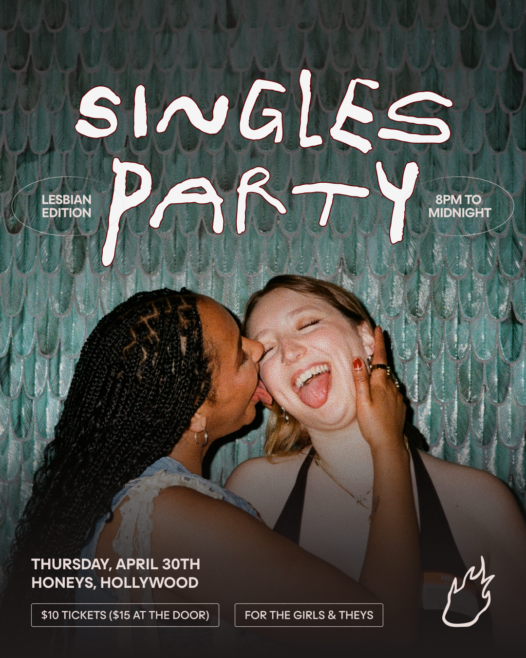 4/30: Lesbian Singles Party @ Honey's (Hollywood) thumbnail