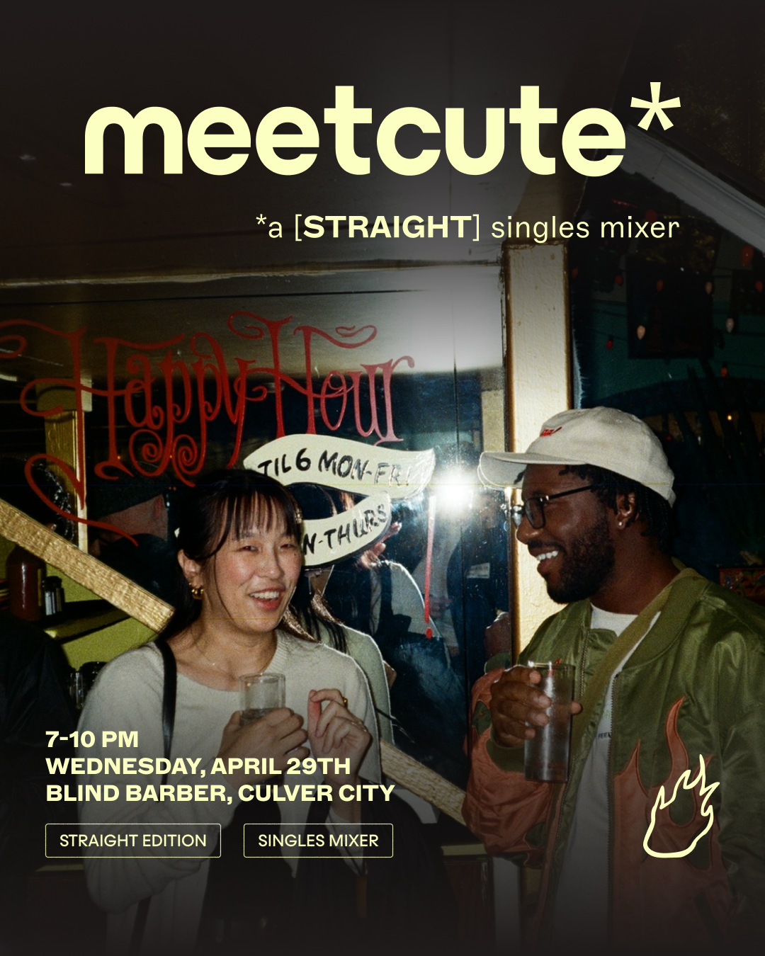 4/29: Straight Singles Mixer @ Blind Barber (Culver City) thumbnail