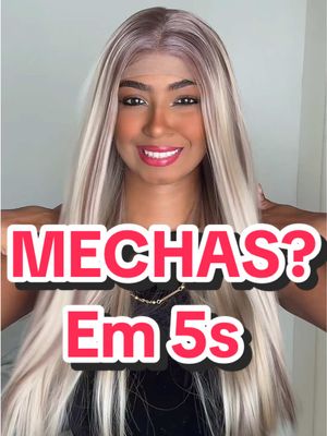 Fique pronta em menos de 5s😍#lacefrontwig #loiro #cabeloliso 