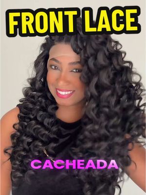 Front Lace Cacheada é puro Poder😍#cacheada #cachos #lacefrontwig 