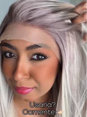 Eu usaria, e você? Comente 👉🏻#lacefrontwig #cabeloliso #loiro 