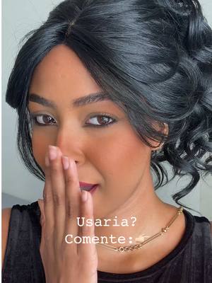 Eu Usaria e você? #cacheada #cachos #lacefrontwig 
