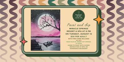 Night at the Dock Paint and Sip on 8/12 thumbnail