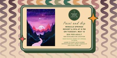 Paint and Sip at Miracle Springs Resort & Spa thumbnail