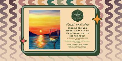 Paint and Sip on 7/22 thumbnail