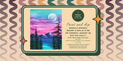 Mountain Landscape Paint and Sip on 8/26 thumbnail