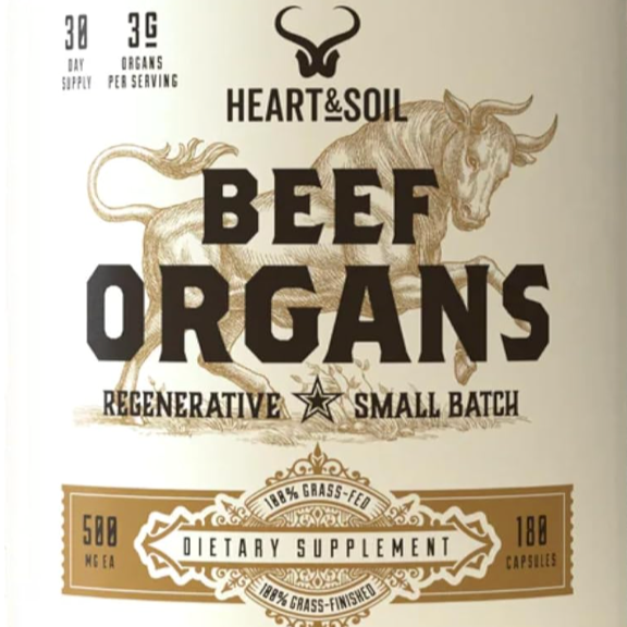 100% Grass Fed & Finished Beef Organs (Nature's Best Multivitamin) thumbnail