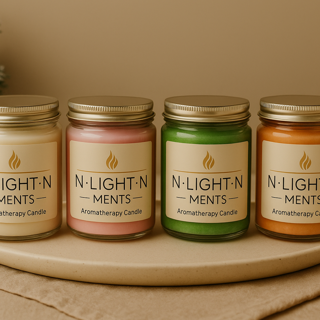 N•LIGHT•N(MENTS) Reiki Infused Aromatherapy Candle Collection thumbnail