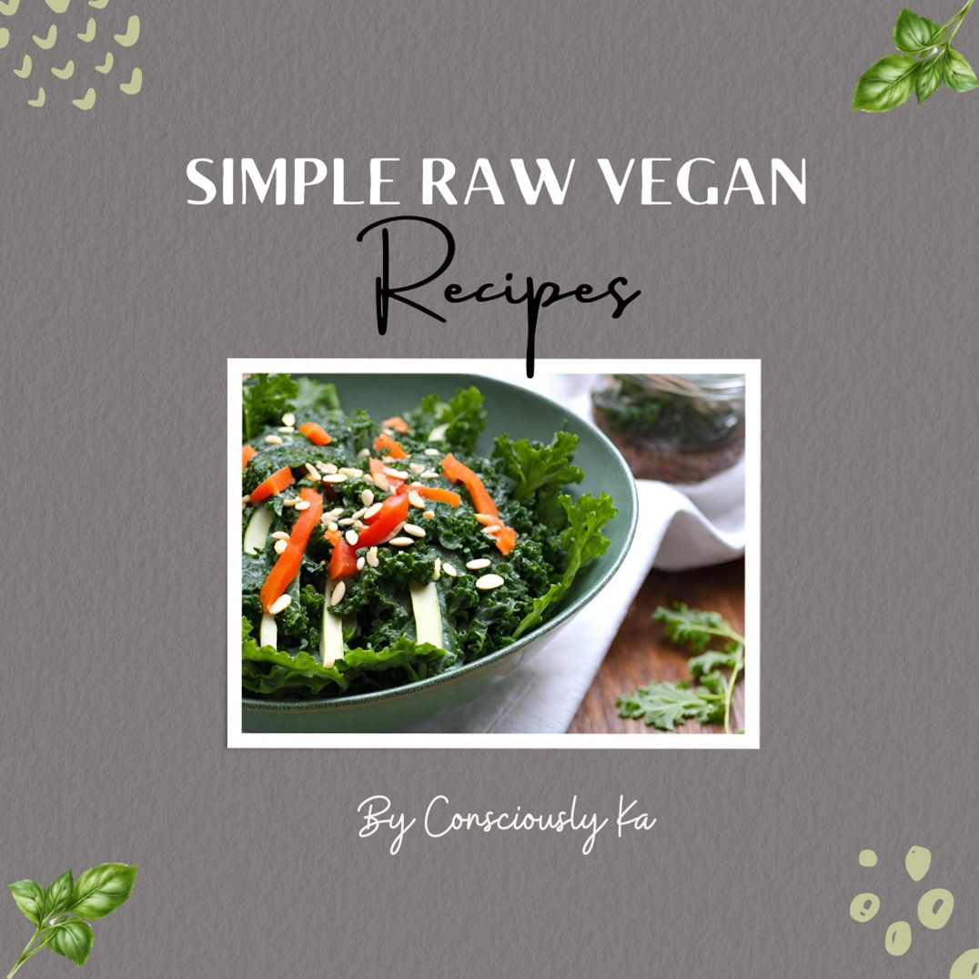 Simple Raw Vegan Recipes E-Book thumbnail