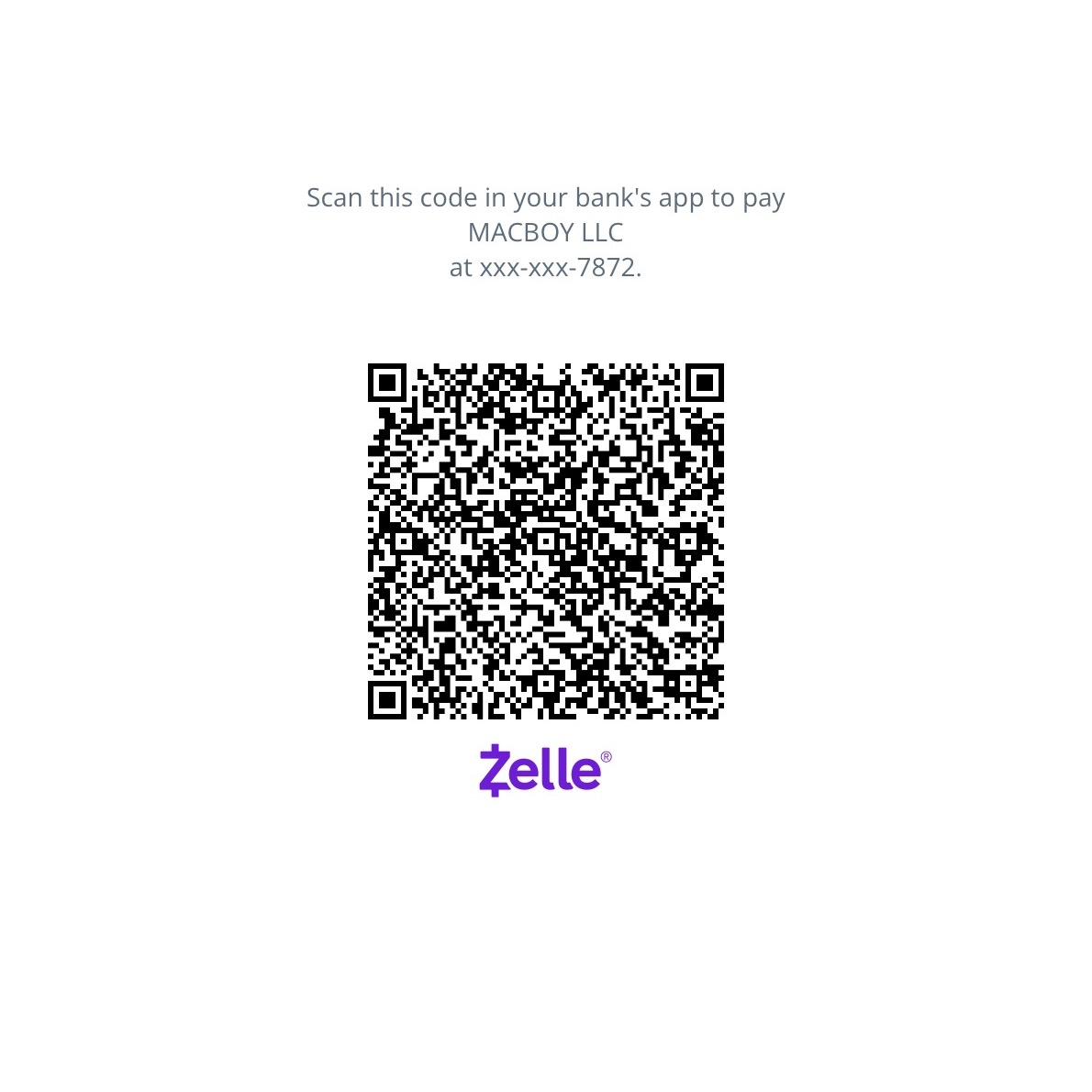 Zelle | Macboy LLC thumbnail
