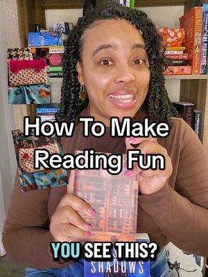 ✨️Reading is fun when you remove the stress. How do you make reading fun?  #readingtips #blackbook #readinggoals #readin