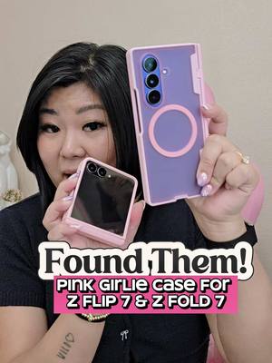 Prettiest pink case ever for Z Flip 7 & Z Fold 7 Your girlie tech aesthetic just leveled up. Link in bio! #GalaxyZFlip7