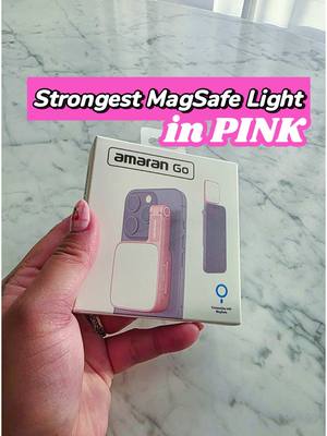 Unboxing Amaran Go! it’s pink, MagSafe, and shockingly bright. This tiny LED light is fully adjustable and made for girl