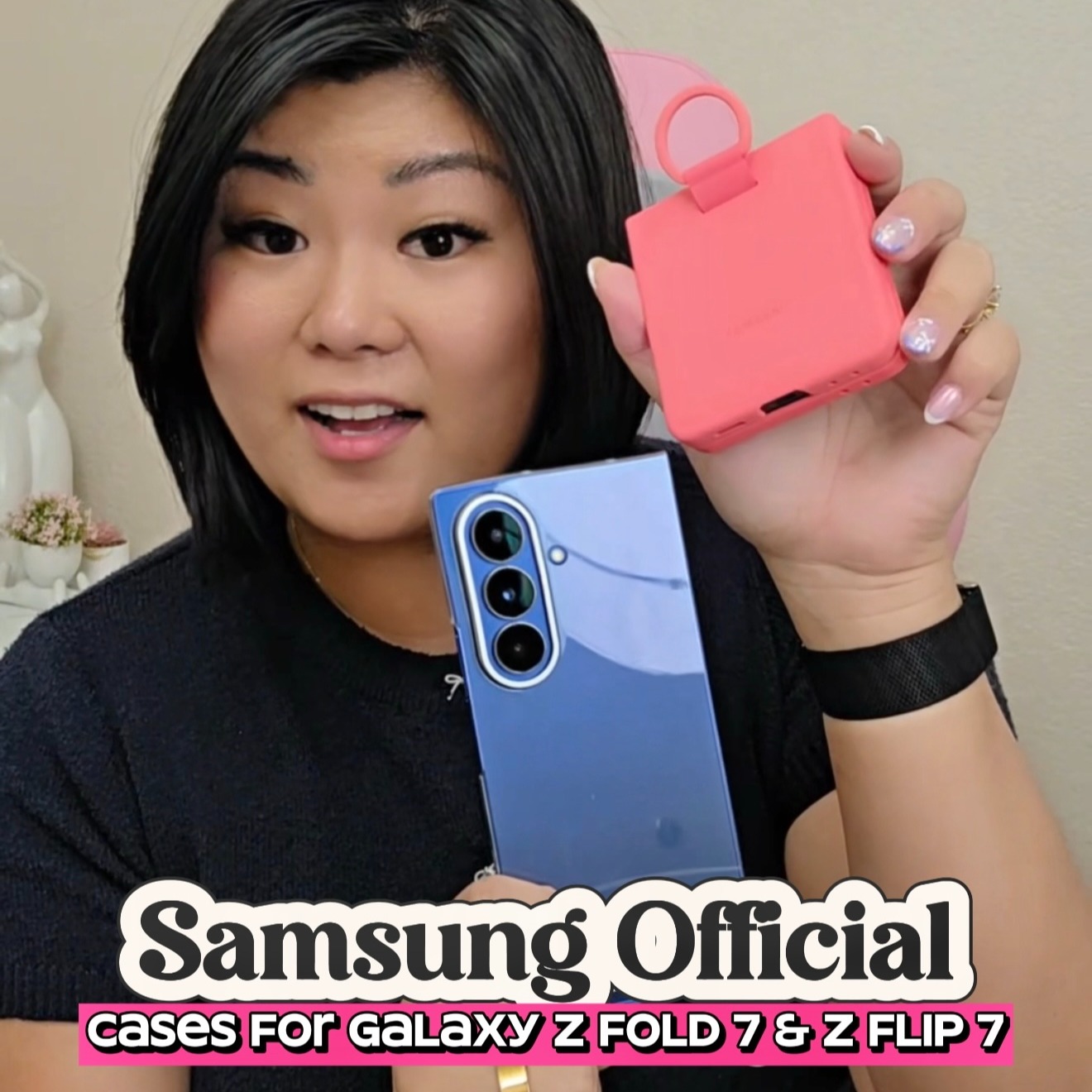 Samsung Offiicial Z Fold 7 Case (Clear Case) thumbnail