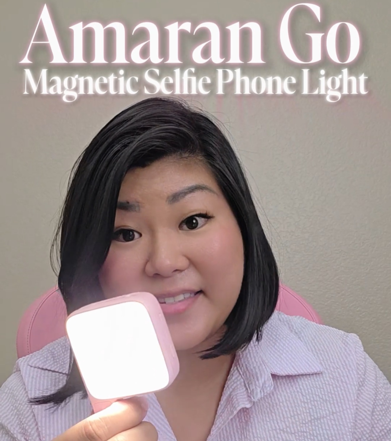 AMARAN GO pink selfie light thumbnail