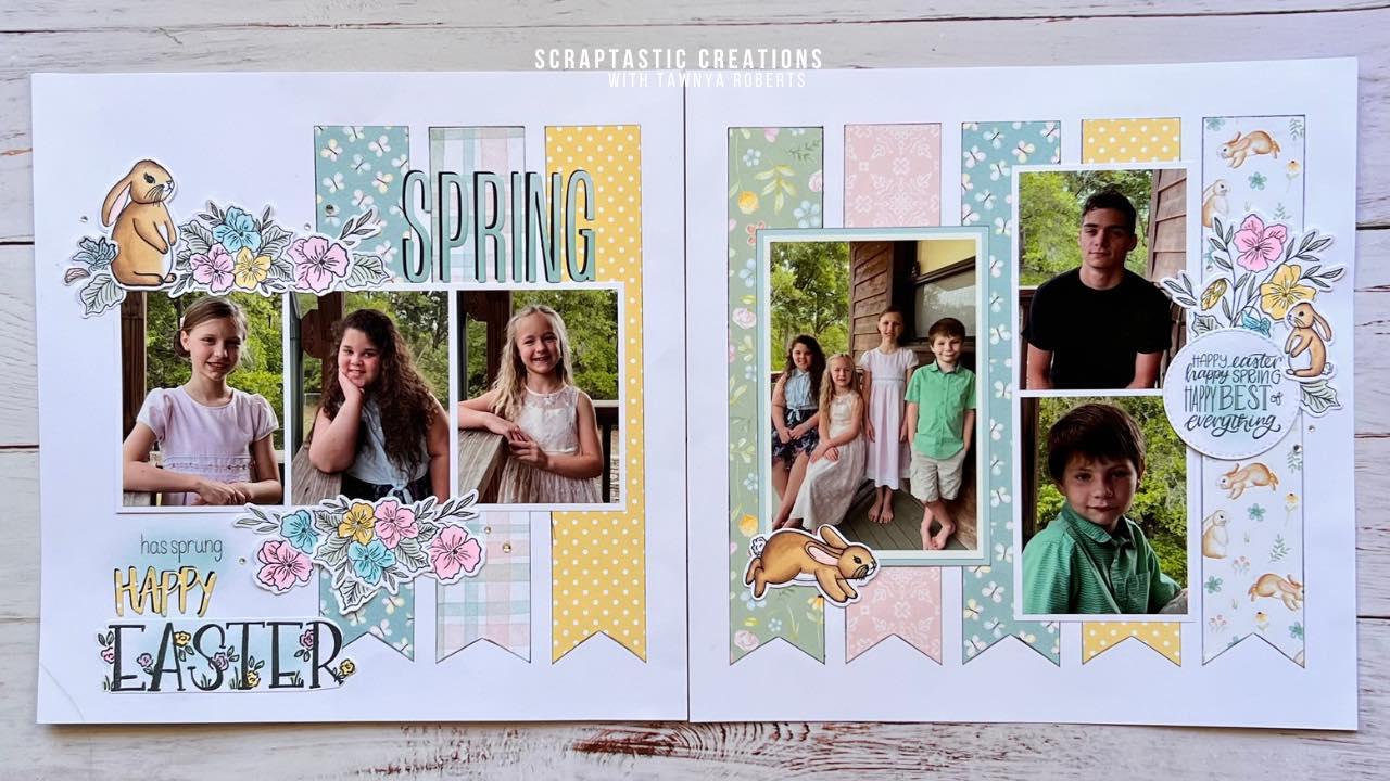 I love springtime and all things flowers!!! You would never know it looking at this layout but I messed it up and had to