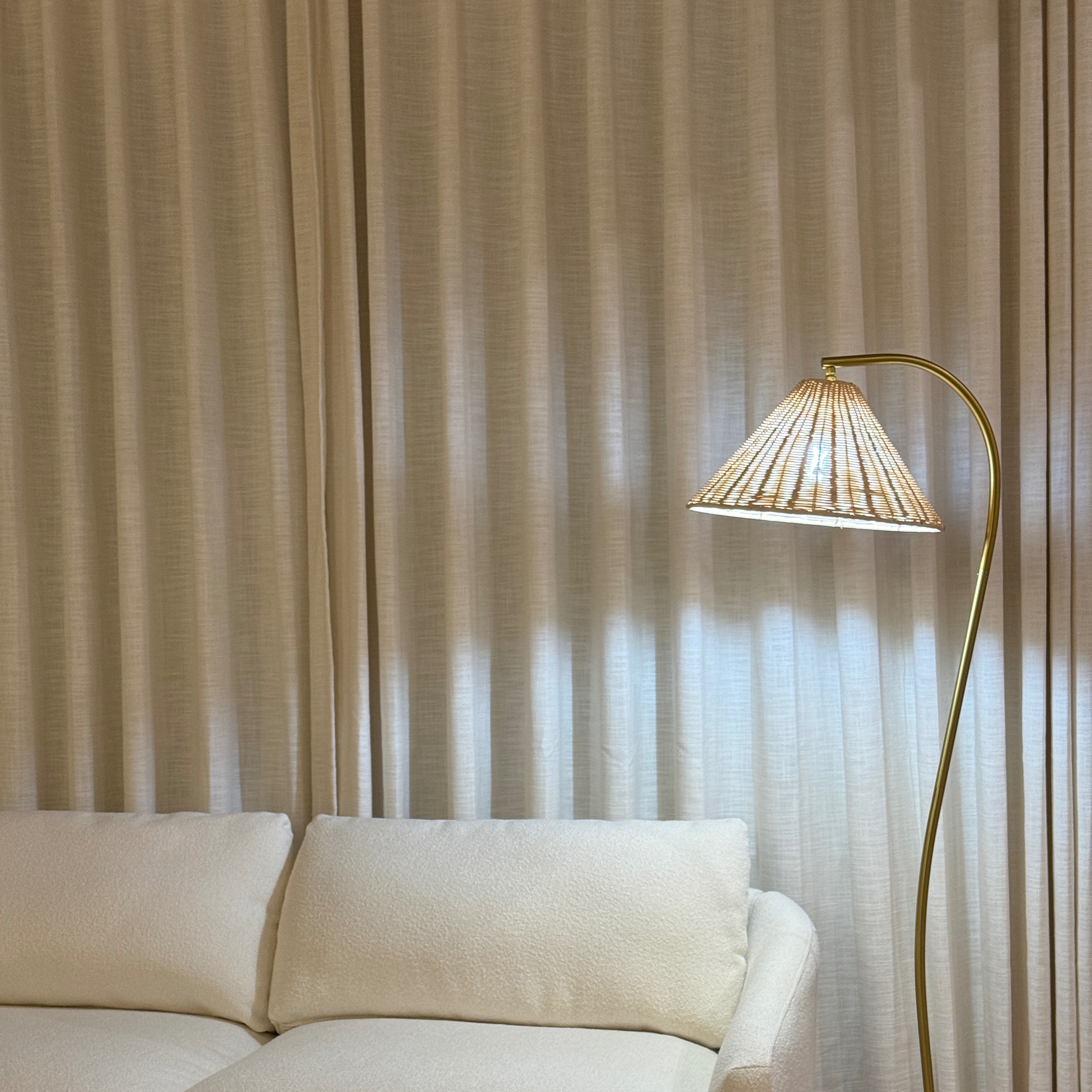 Cortinas: Liz linen drape Ivory White/ Cupón: AILISNEDIAZ thumbnail