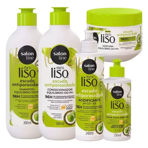 Kit Completo Meu Liso Escudo Antiporosidade Salon Line thumbnail