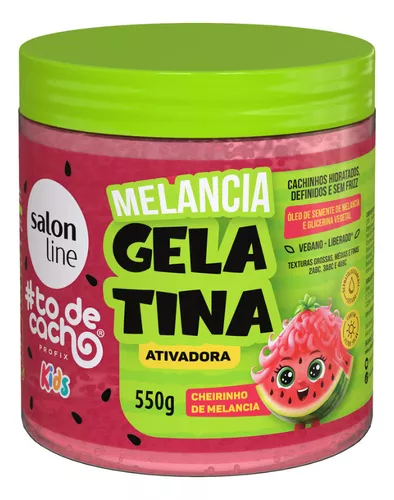 Gelatina Ativador To De Cachos Kids Melancia Salon Line 550g thumbnail