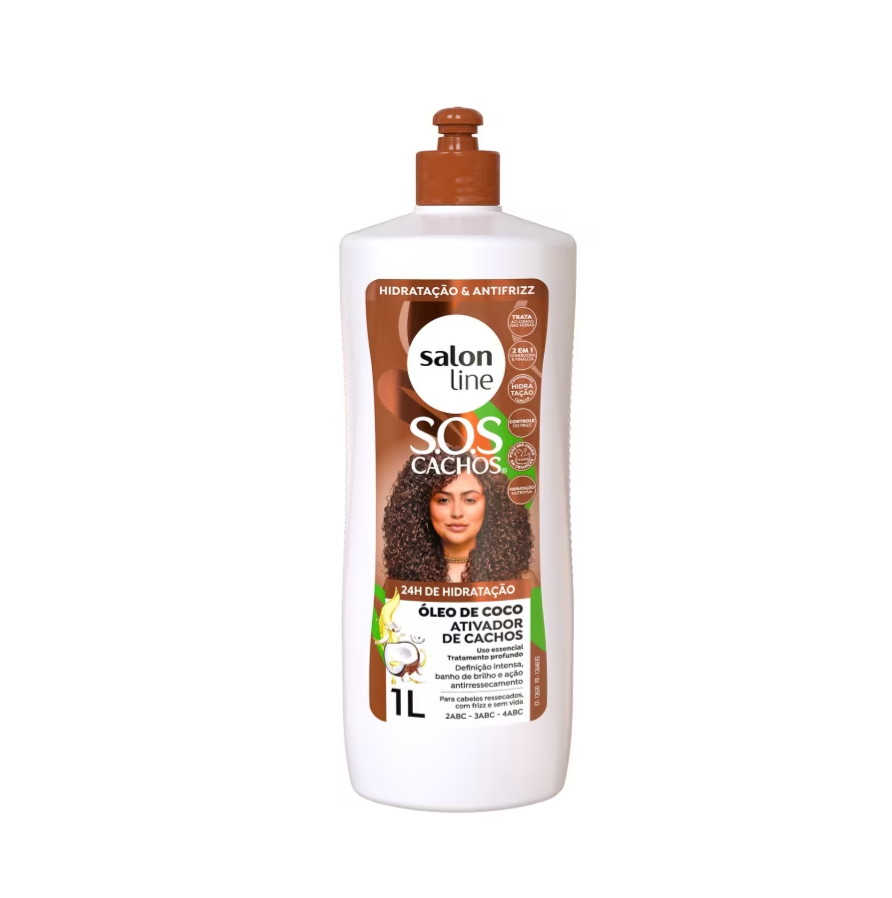 Ativador Cachos S.o.s Coco Tratamento Profundo Salon Line 1l thumbnail