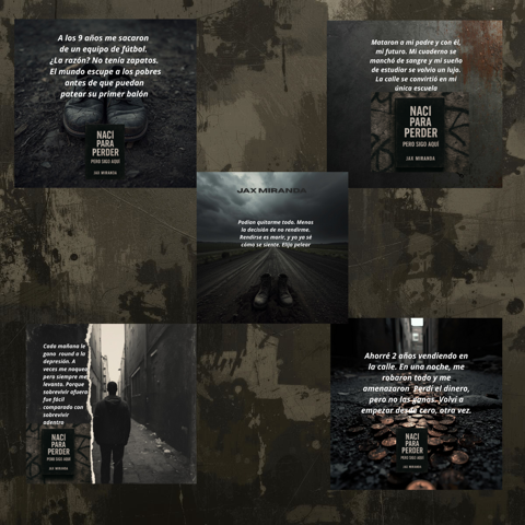 pak de 5 posters Nací para Perder pero Sigo Aquí - Colección de Pósters" - Jax Miranda 's Ko-fi Shop thumbnail