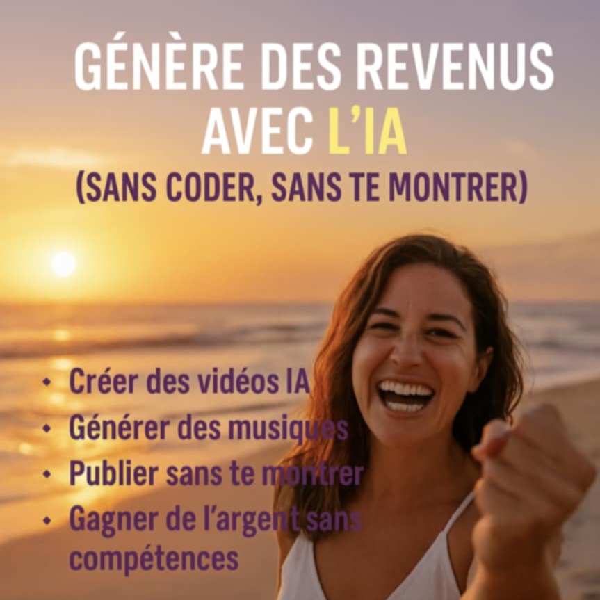 IA Cash : Créez des images, des apps, des vidéos, des jeux, de la musique avec l'IA et Gagnez du Cash 9formations + bonus thumbnail