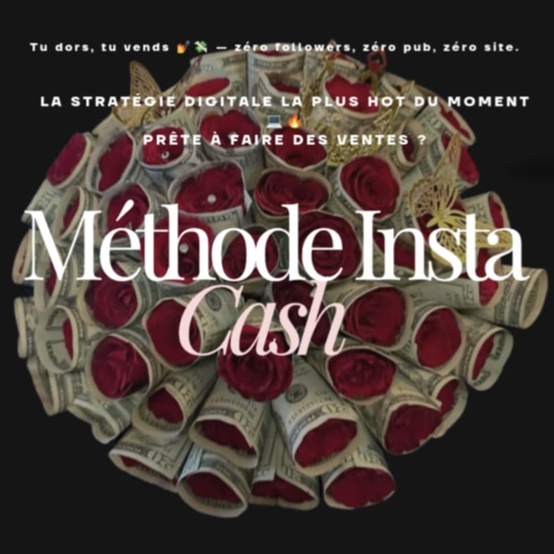 METHODE INSTA CASH (MRR) Transforme 7€ en revenus digitaux illimités juste avec ton téléphone et les réseaux sociaux ! 📲✨ thumbnail