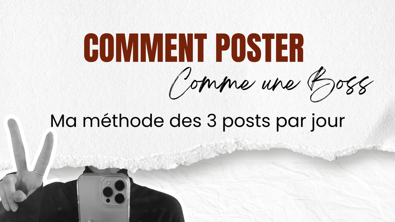 COMMENT POSTER Comme une Boss by @digital_boss_sonia | Stan thumbnail