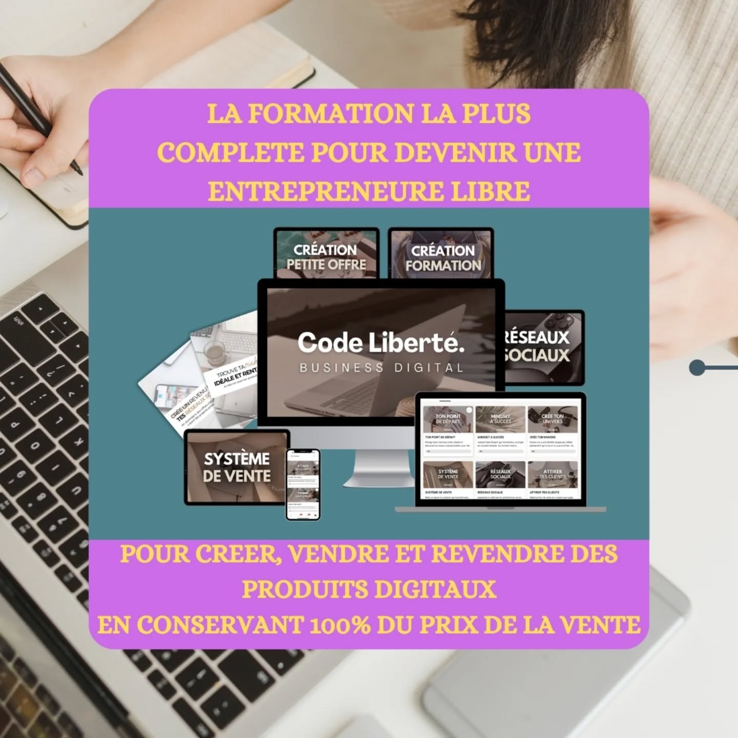 Code Liberté Ton écosystème de transformation et pas juste une formation en droit de revente. Viens kiffer avec nous. 350€  thumbnail