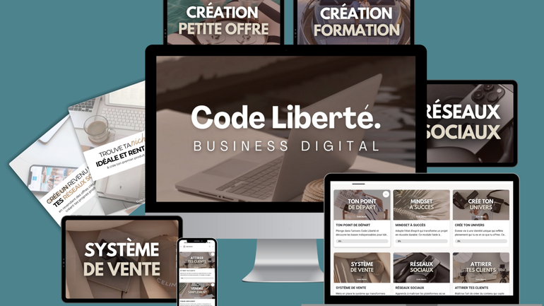 CODE LIBERTE, la formation avec droit de revente inclus (Mrr) Découvre la  Vidéo explicative ton ecosysteme de transformation  @CgenialdechangersaVie | Stan thumbnail