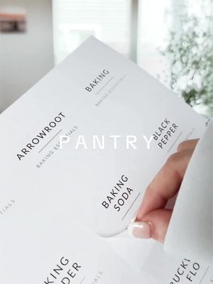 organize my pantry with me! so in love with these labels by @Savvy&Sorted !! 🤍 #organize #organizewithme #pantry #kitche